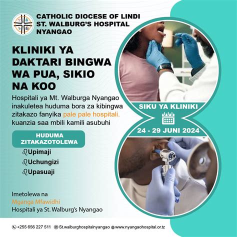 Welcome at St. Walburg's Hospital Nyangao .
